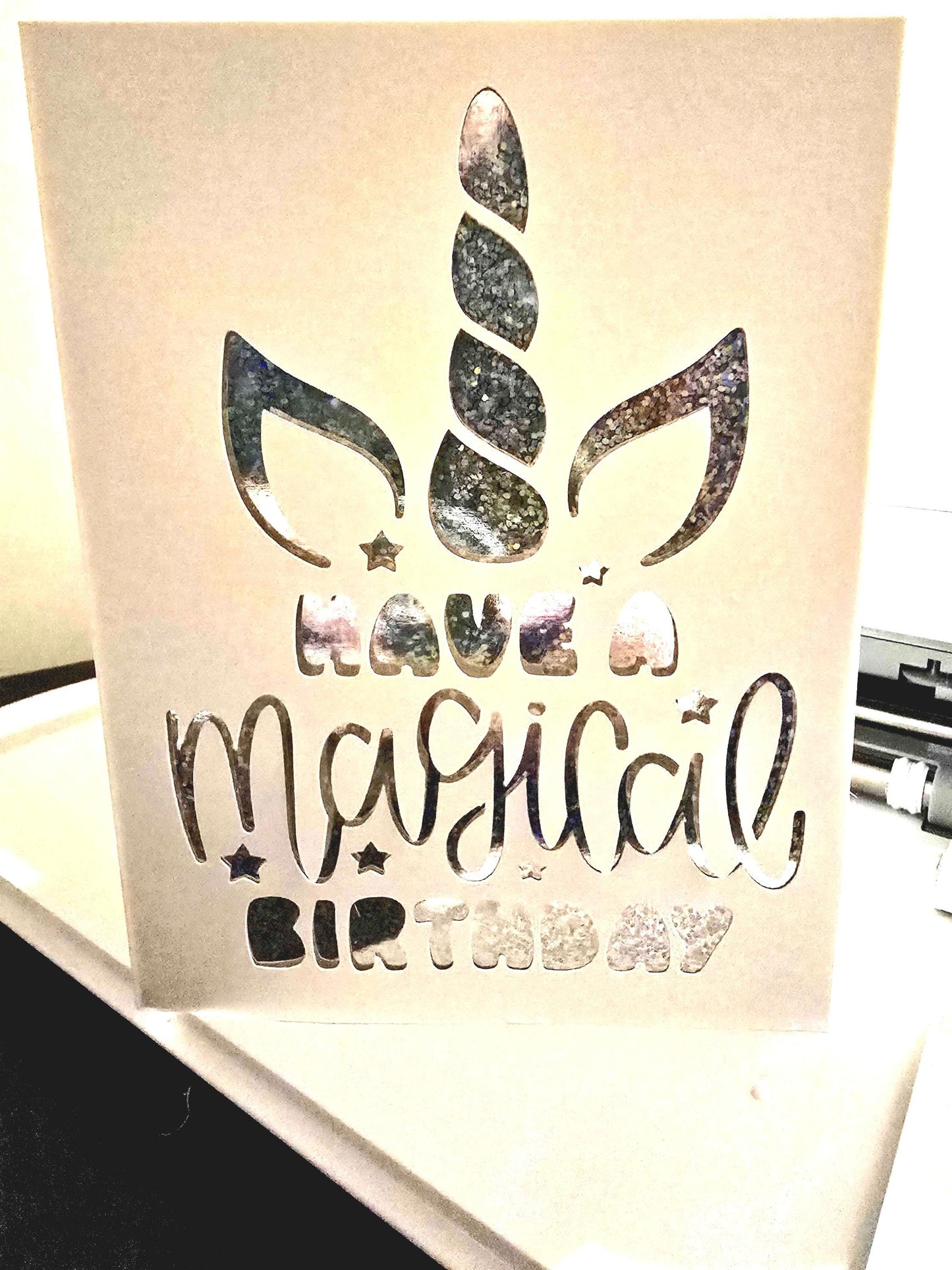 Unicorn Magical Birthday Card