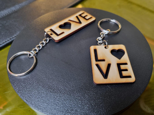 Love Matching Key Rings