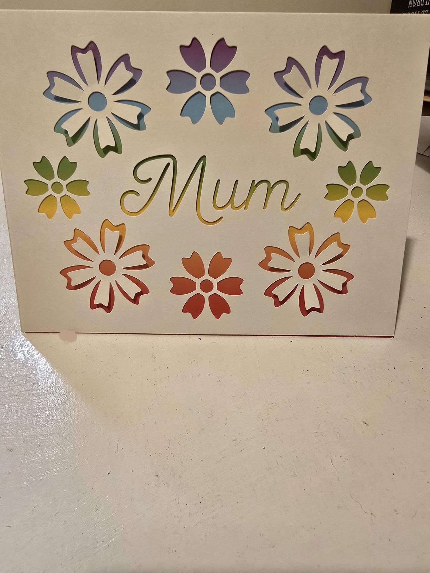 Radiant Love: A Rainbow-Colored Celebration for Mum