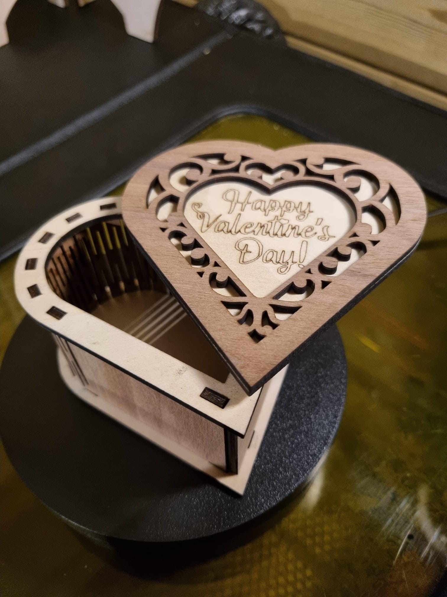 Personalise Heart Sweet Box