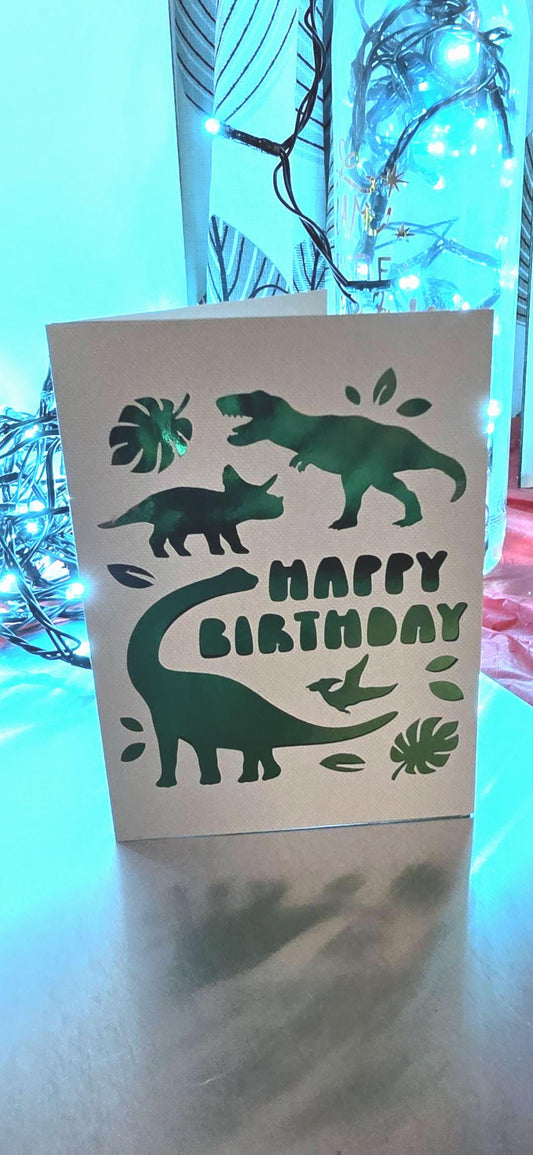 Dinosaur Birthday Card