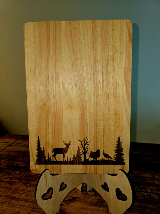 Forest scene Bamboo Chopping board