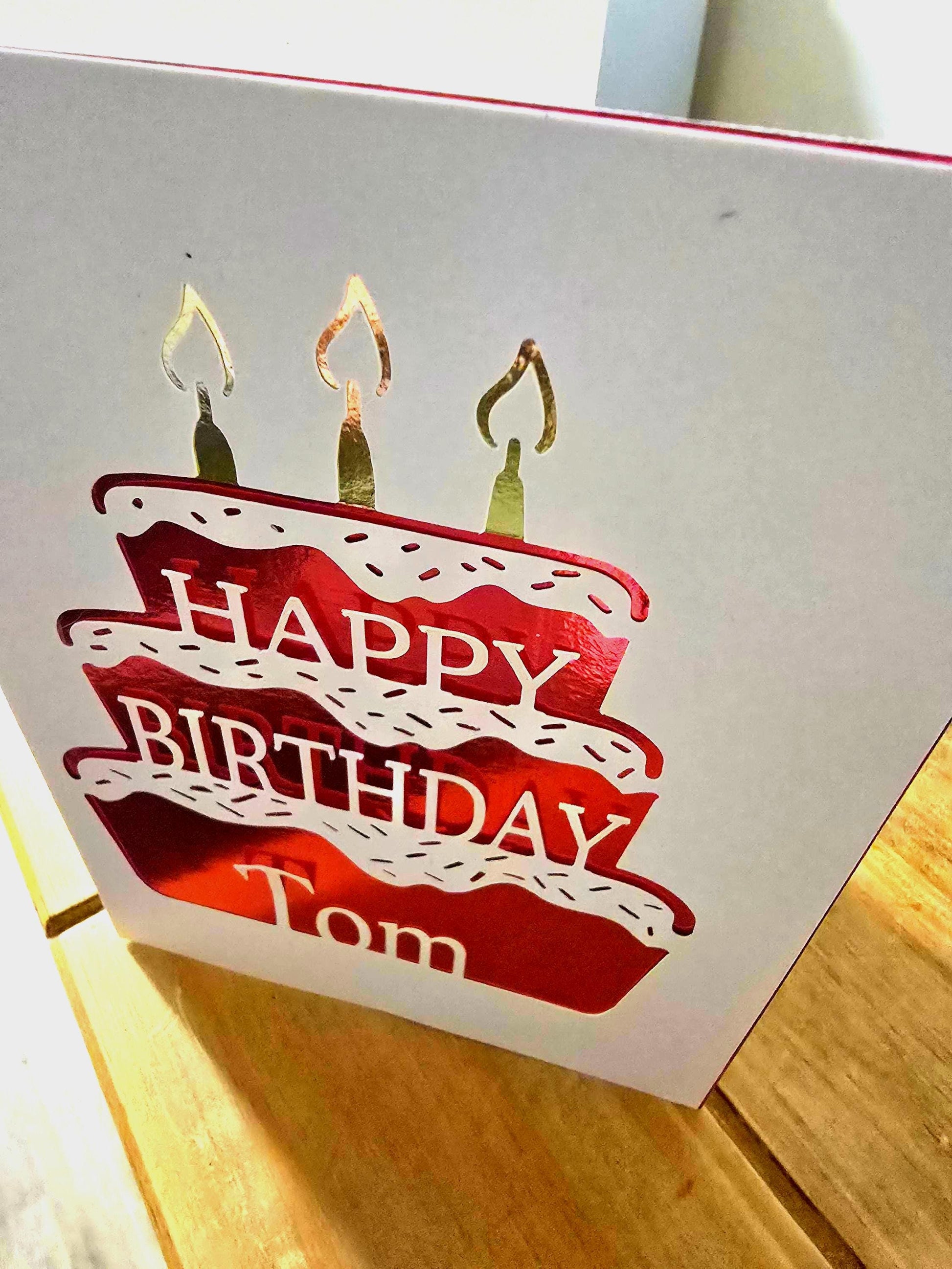 Personalised Happy Birthday Card
