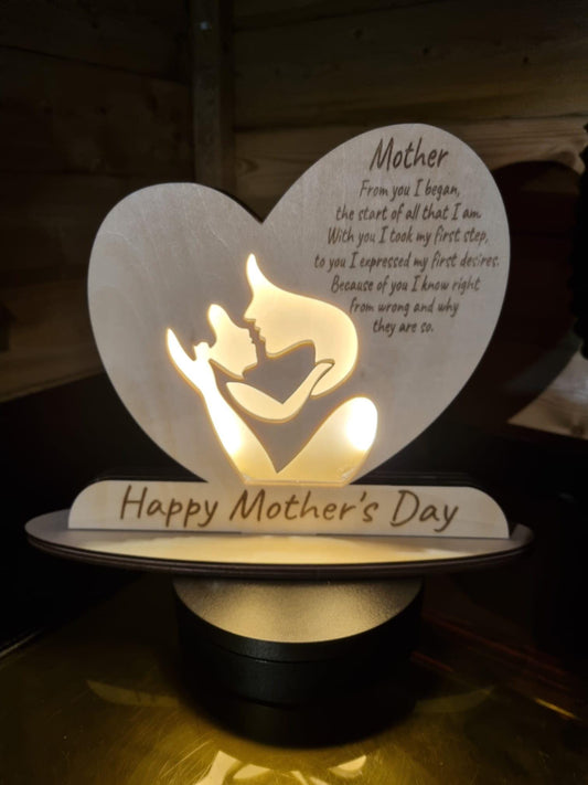 Special Mothers day LED Night Light
