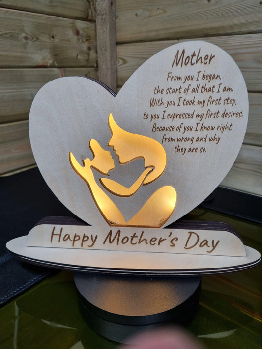 Special Mothers day LED Night Light
