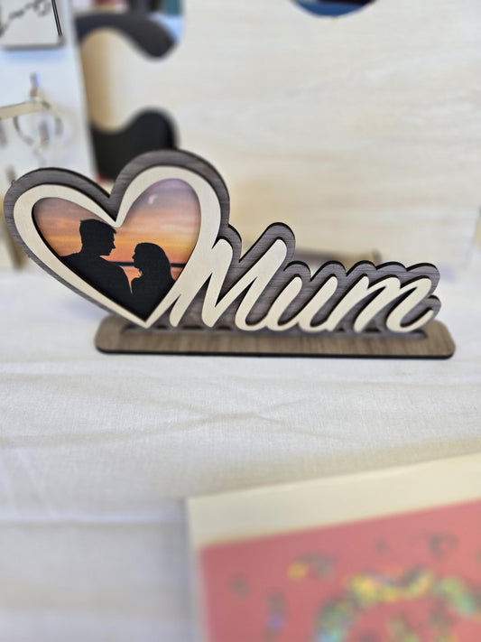 Mum Heart Picture Frame