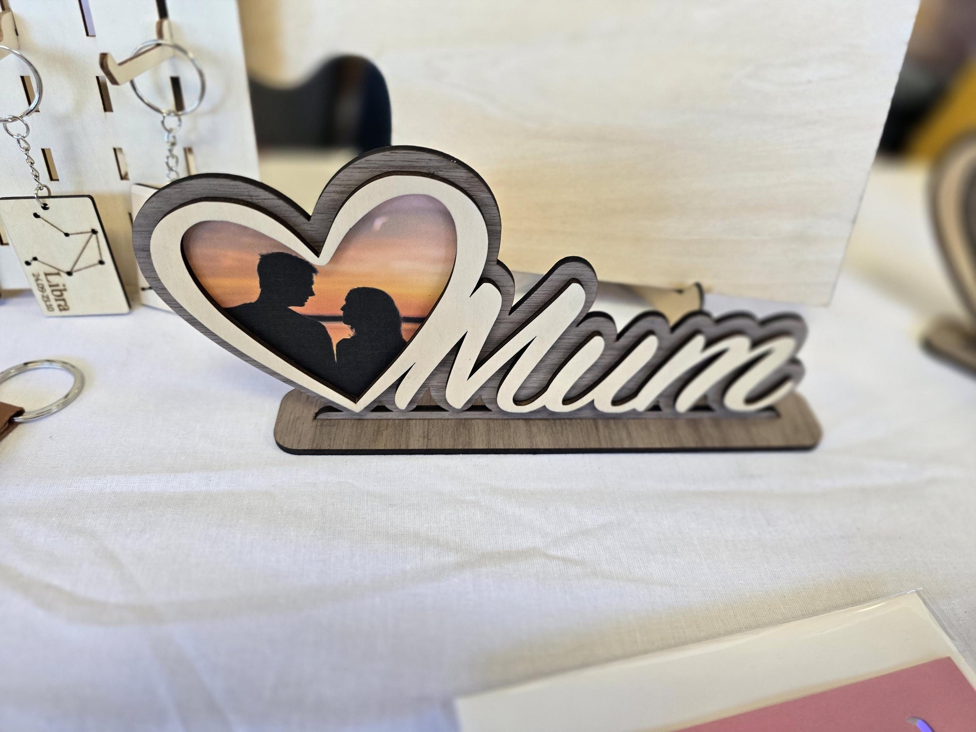 Mum Heart Picture Frame