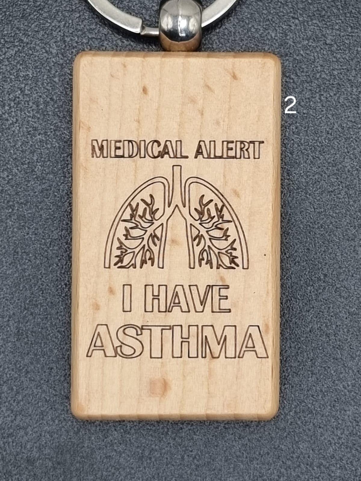 Medical Wooden Keyrings