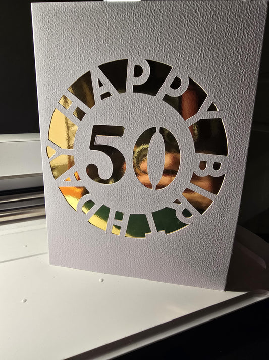 Happy 50th Birthday Card