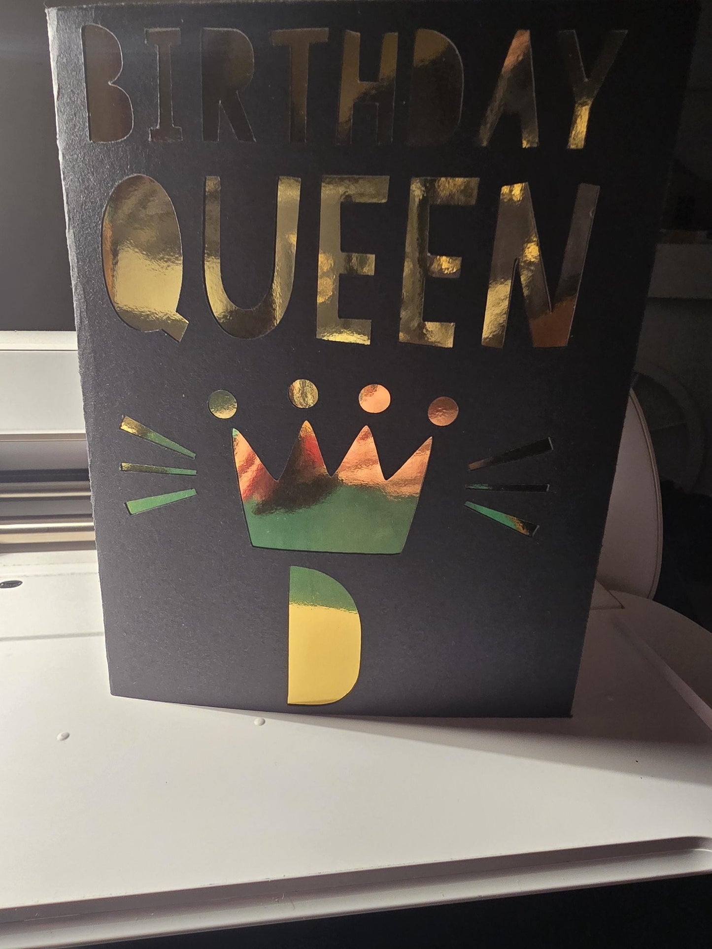 Personalise Birthday Queen Card