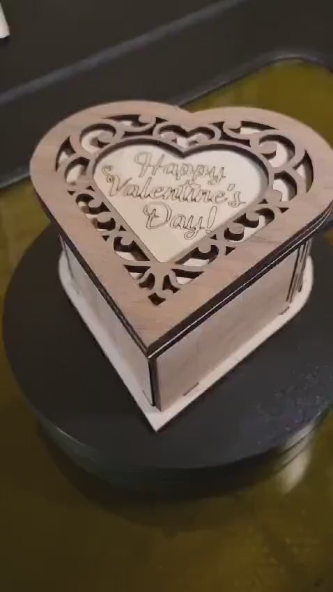 Personalise Heart Sweet Box