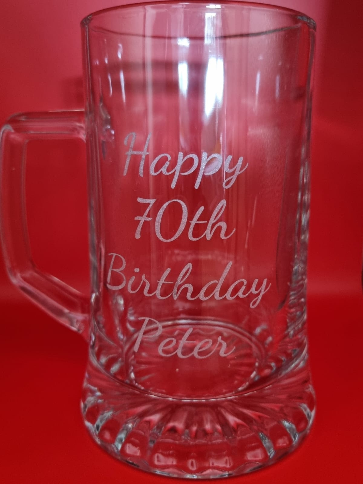 Personalise Glass Tanker