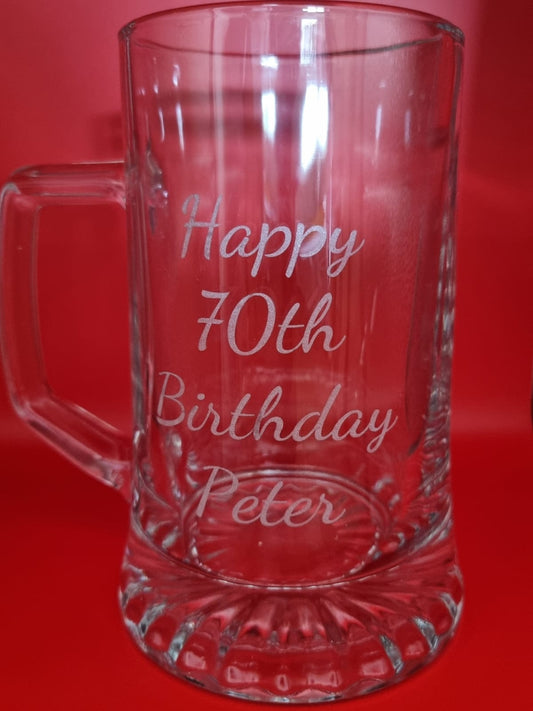 Personalise Glass Tanker
