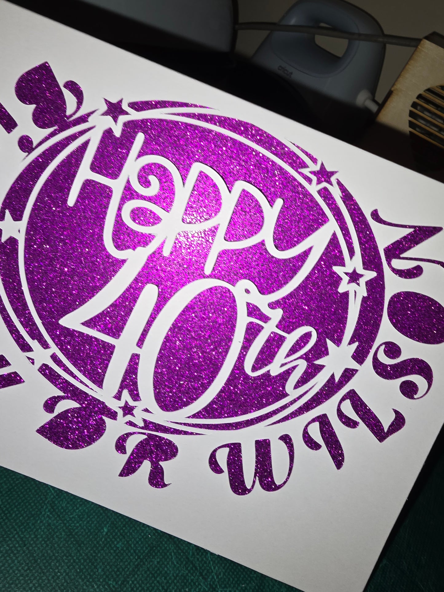 Personalise Happy 40th Birthday