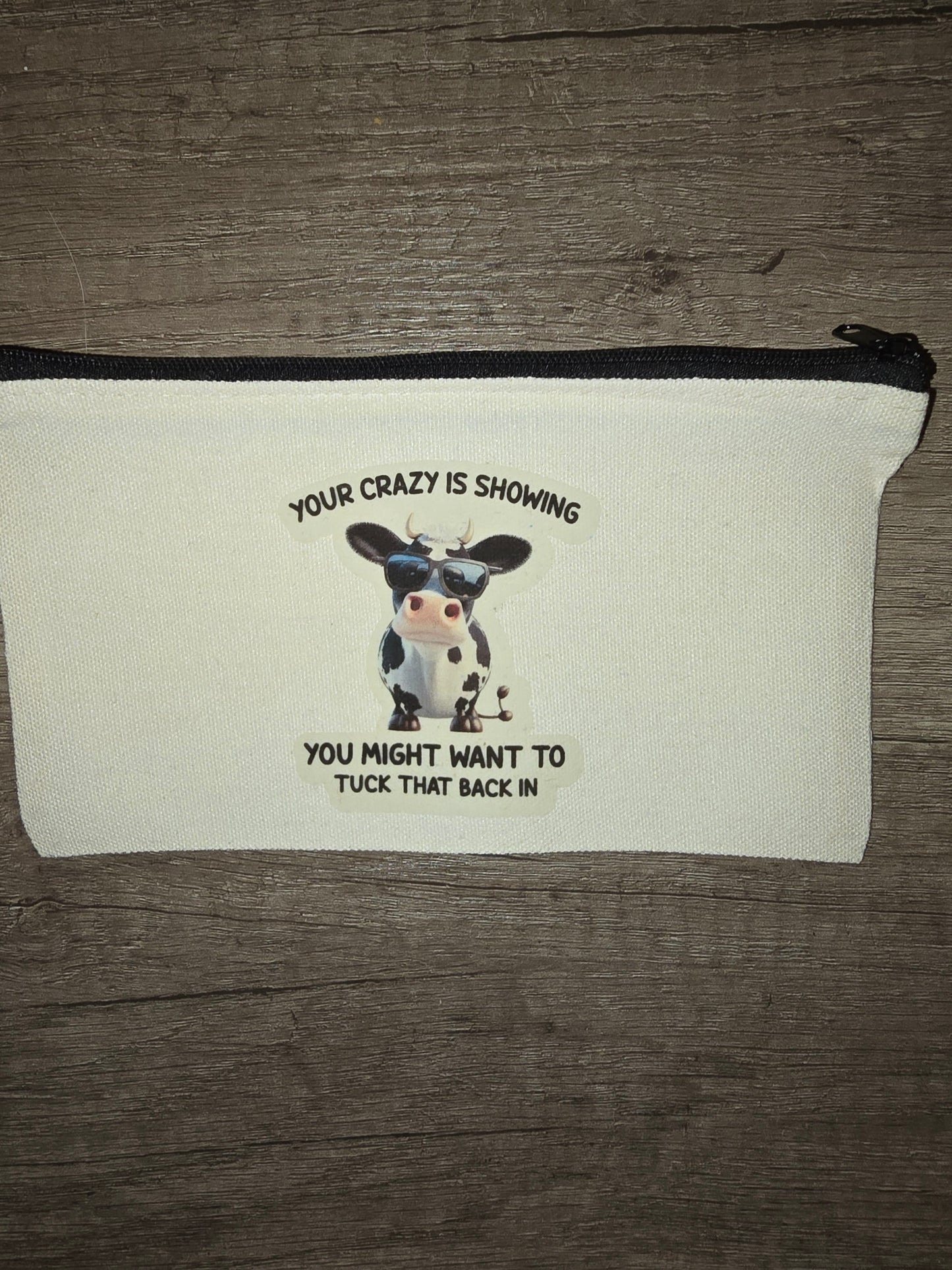 Udderly Fabulous Makeup Bags 🐄💄 | Funny Quotes & Moo-tivational Style!