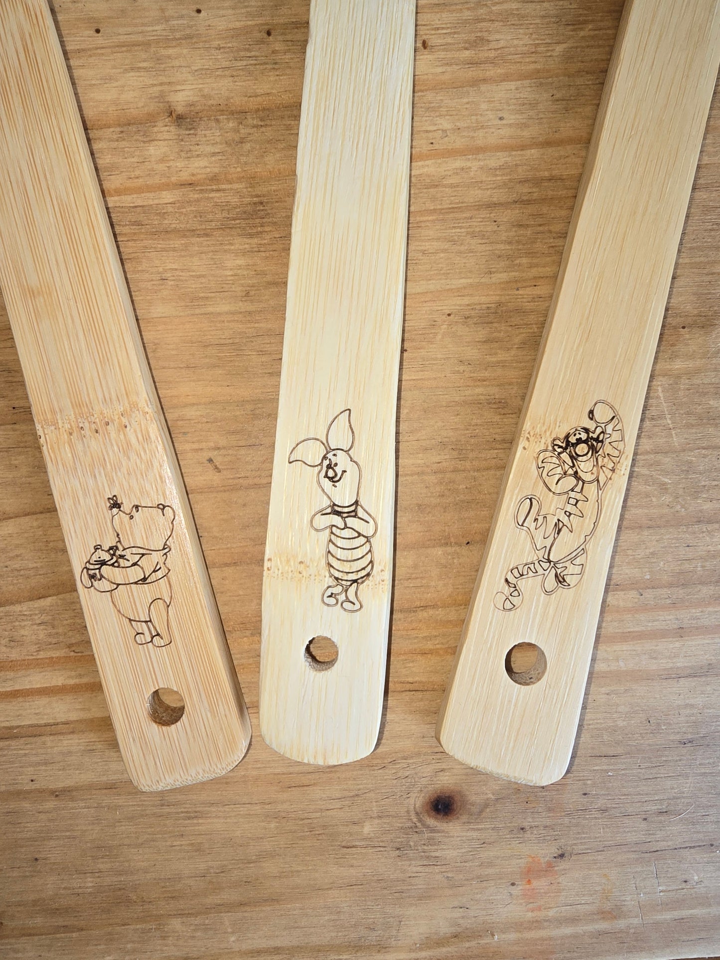 Personalise Wooden Kitchen Utensils Pack of 3