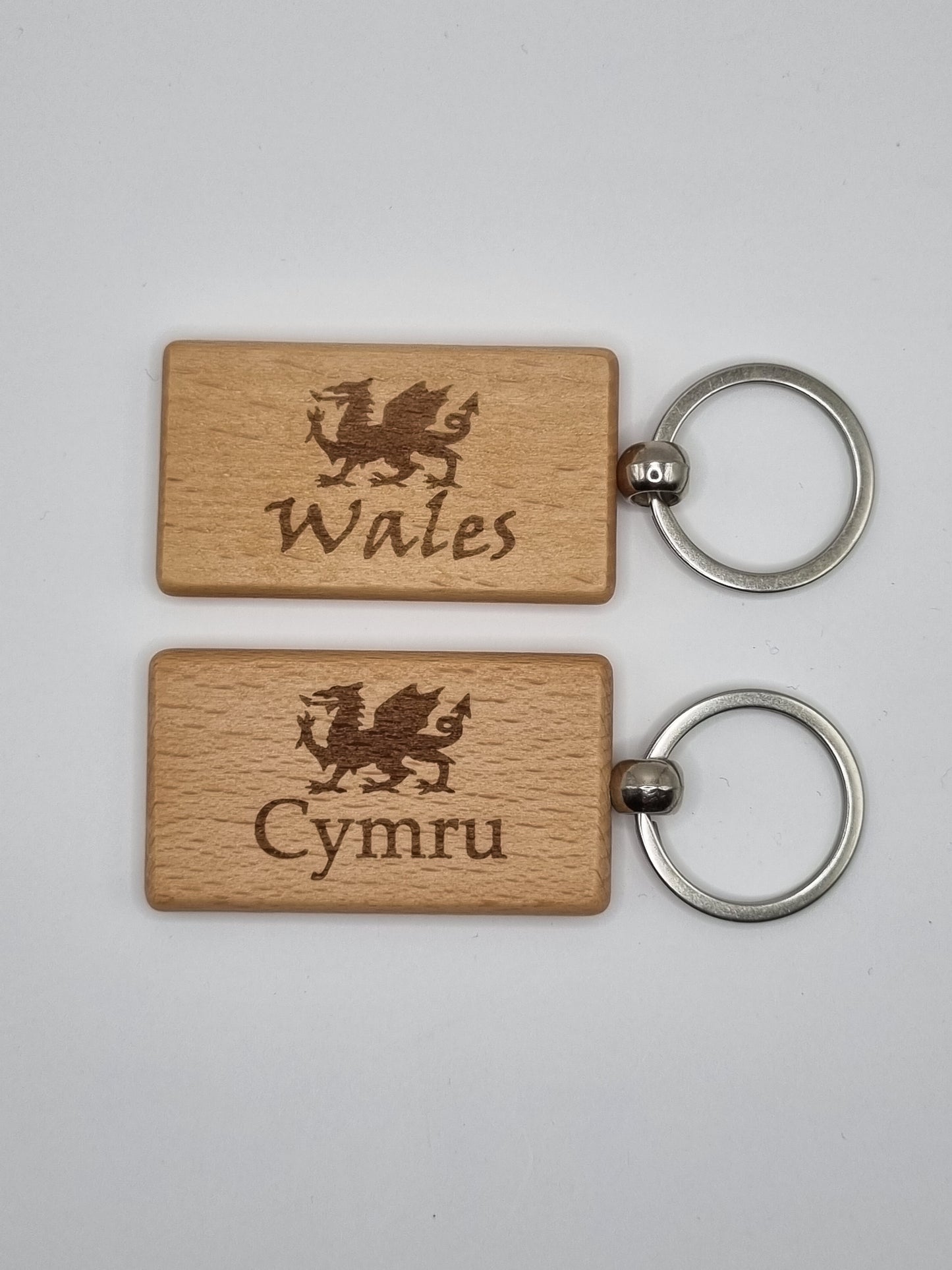 Welsh dragon keyrings