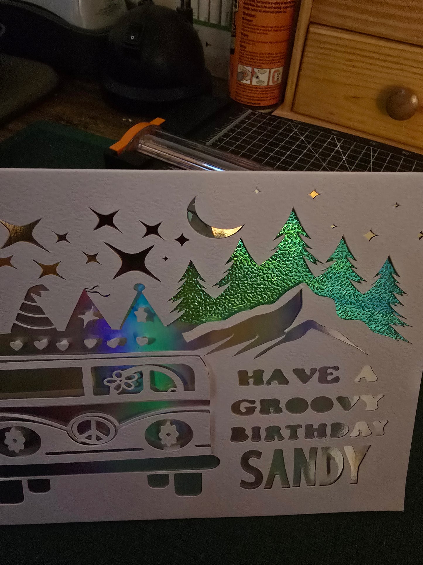 Have a Groovy Birthday Personalise Card