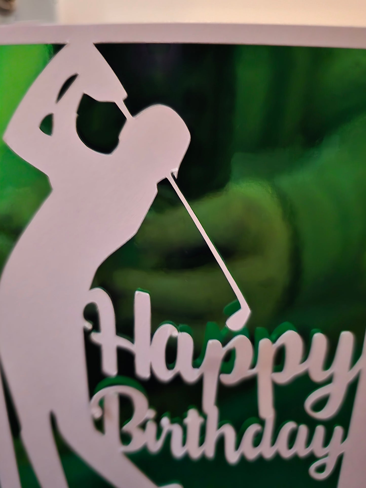 Happy Birthday Golf Card