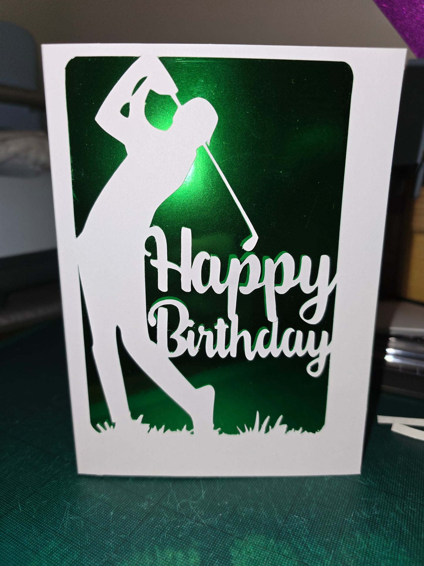 Happy Birthday Golf Card