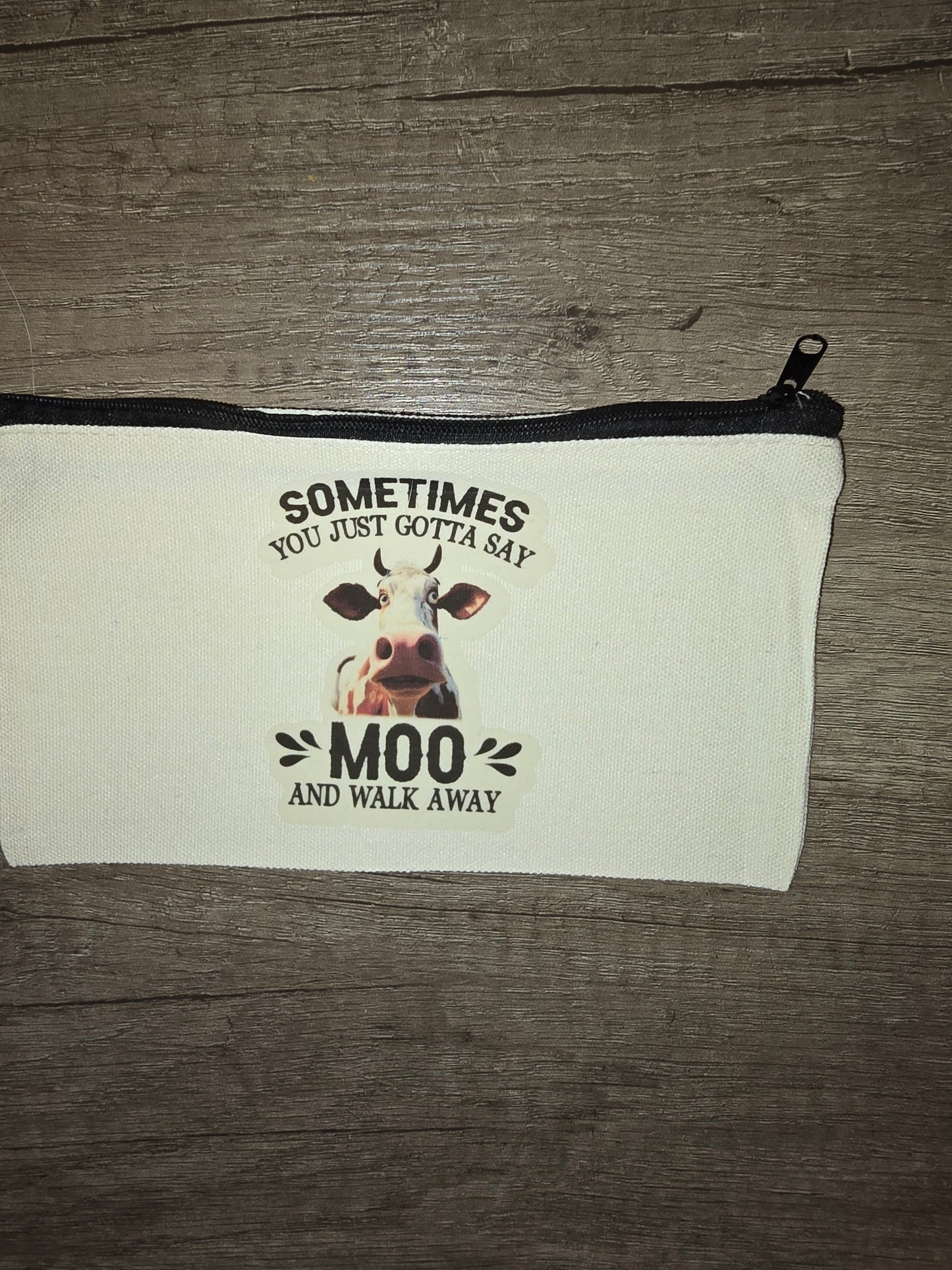 Udderly Fabulous Makeup Bags 🐄💄 | Funny Quotes & Moo-tivational Style!