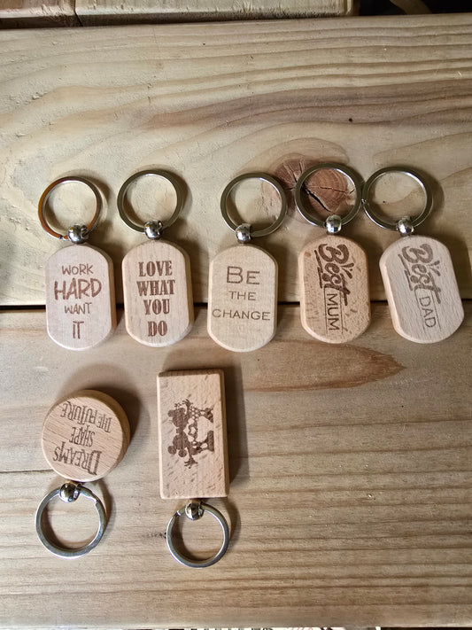 Inspiration Personalise Keyrings