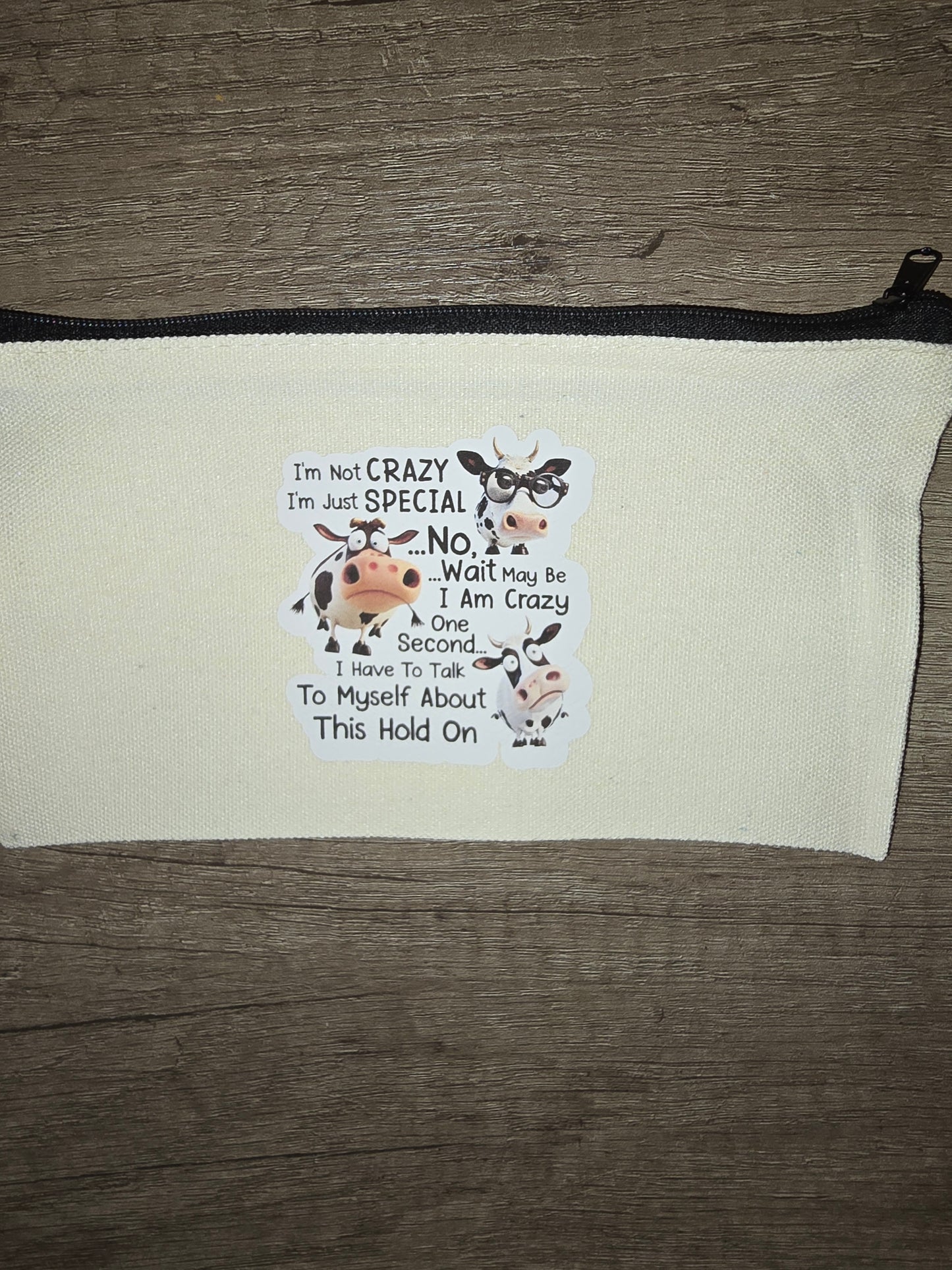 Udderly Fabulous Makeup Bags 🐄💄 | Funny Quotes & Moo-tivational Style!