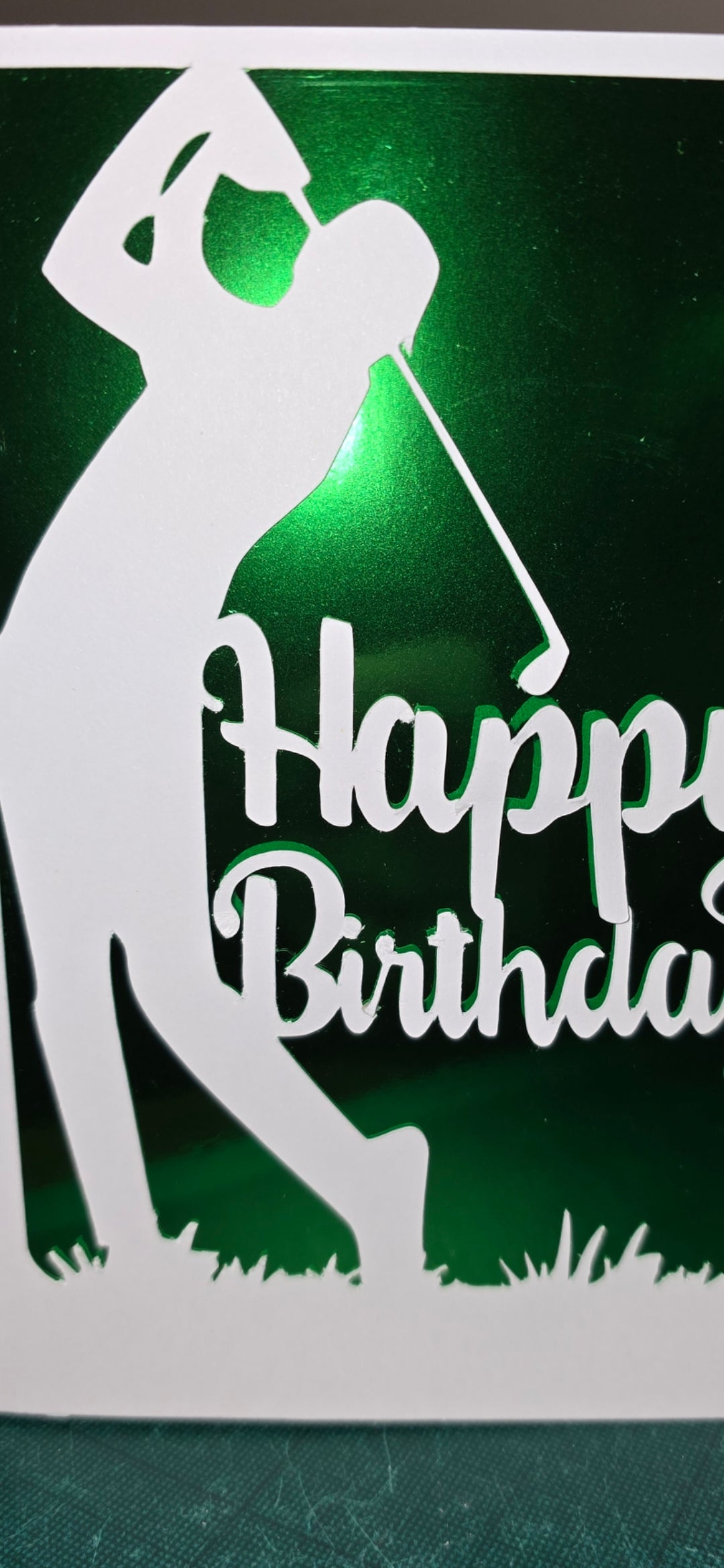 Happy Birthday Golf Card