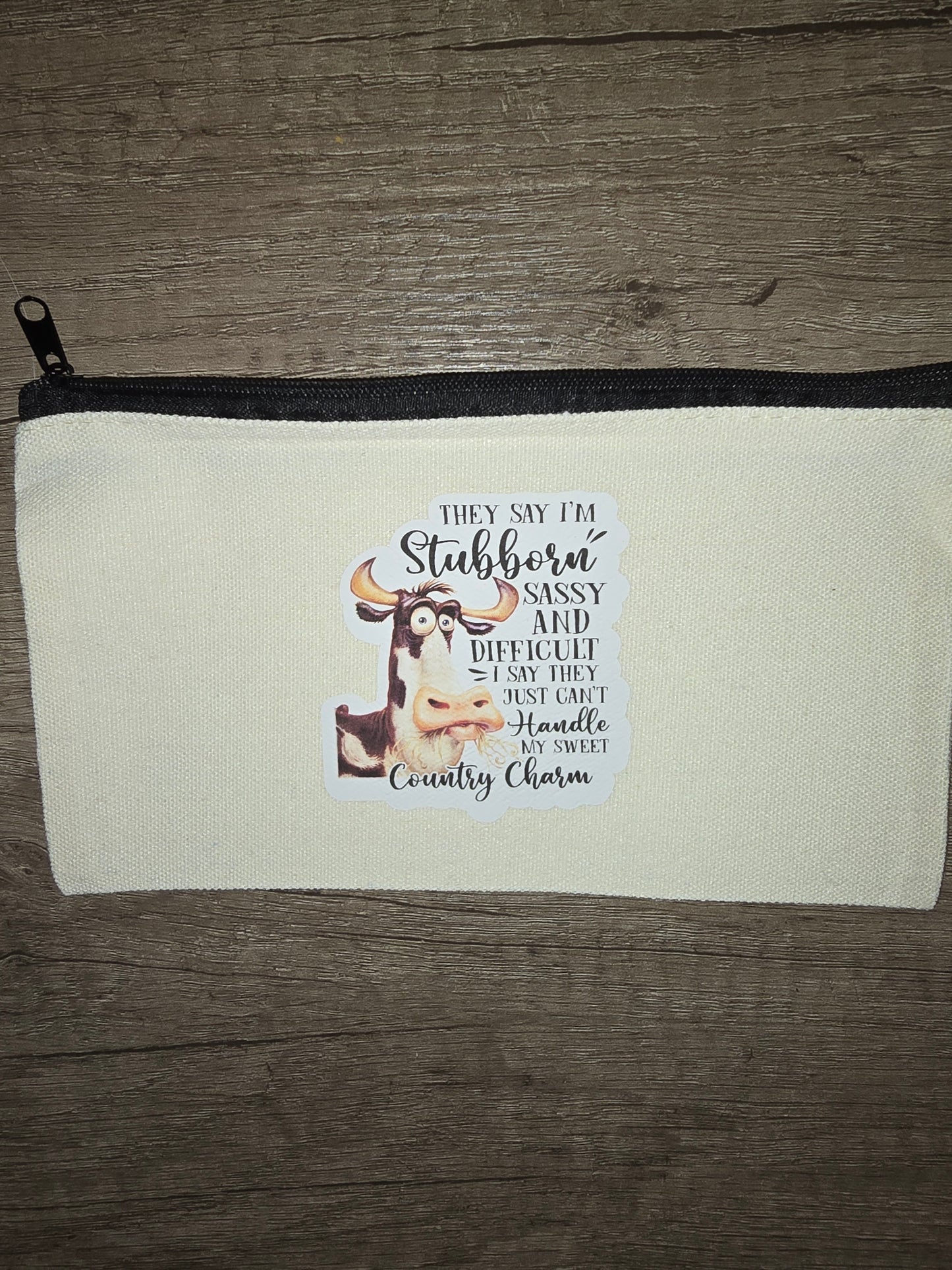 Udderly Fabulous Makeup Bags 🐄💄 | Funny Quotes & Moo-tivational Style!